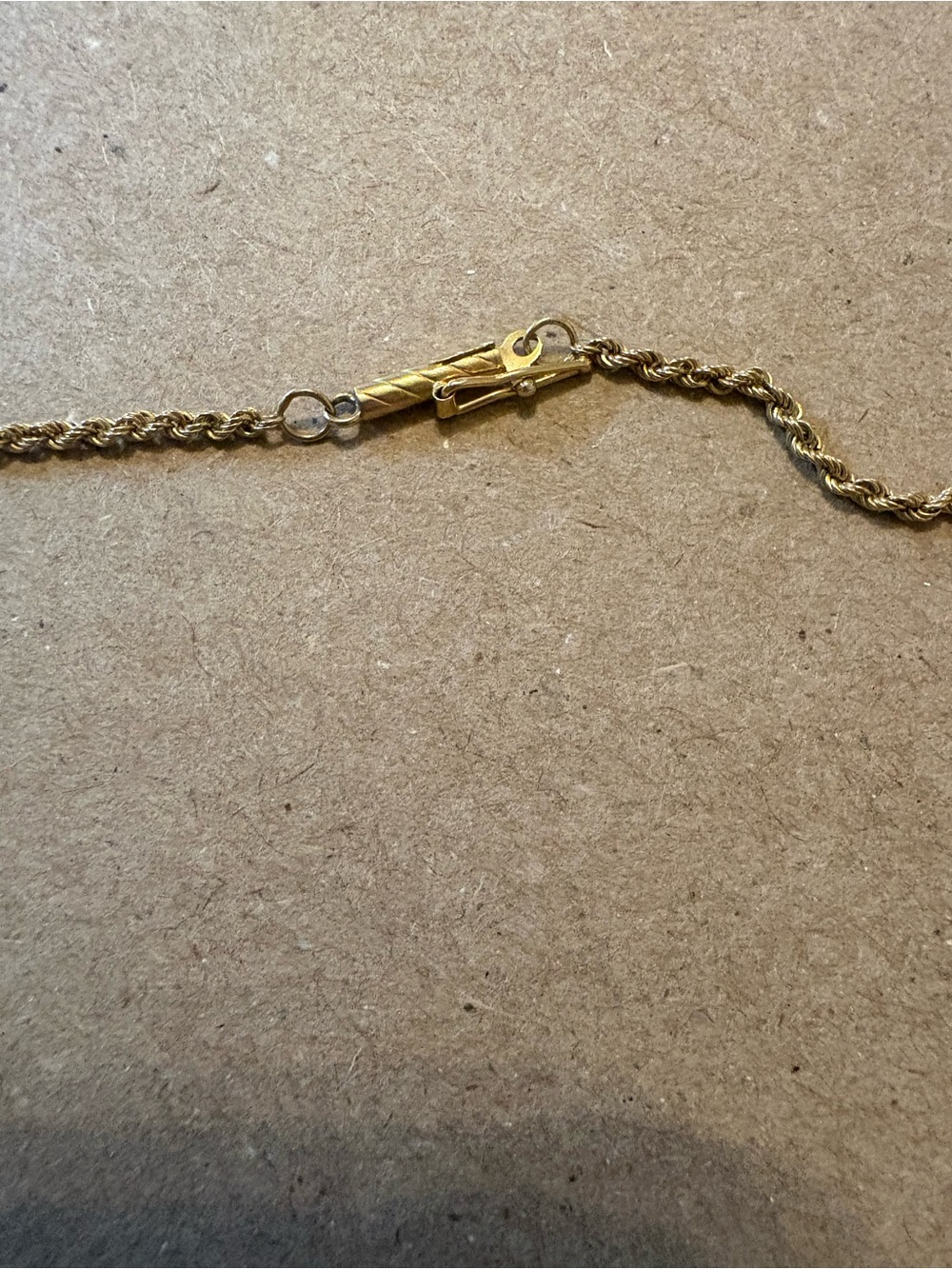 14k Gold Rope Chain Necklace for Women - Elegant Everyday Layering - Picture 5 of 7